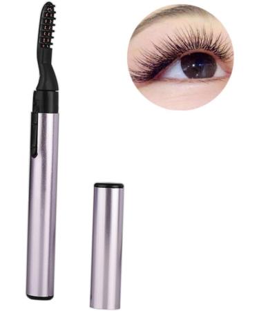 PLAFOPE 1pc Eyelash Curler for Women Electric Lash Curler Portable Battery Rechargeable Heated Eyelash Curler Electric Eyelash Curler Rechargeable Eyelash Curler Purple - Buy Online on SooperMarket.com