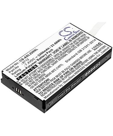 DCH 3200mAh 9712 Battery Replacement for Additel ADT 223A Documenting Process C ADT 672 Digital Pressure Calib 9702