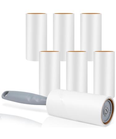 Lint roll 420 leaves extra sticky lint roller with 1 roller effectively lint roll animal hair lint roller clothing-lint roller for clothing sofa bed and carpet 7 rolls with 60 sheets each