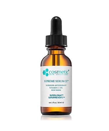 #1 BEST Supreme Serum CE Superior Antioxidant Vitamin C Patent Pending SUPERPREVENTC & SUPERLOWpH technology 1 oz