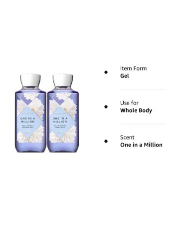 Bath & Body Works One in a Million Shower Gel Gift Set 2 Pack - 20oz Total - Buy Online on SooperMarket.com