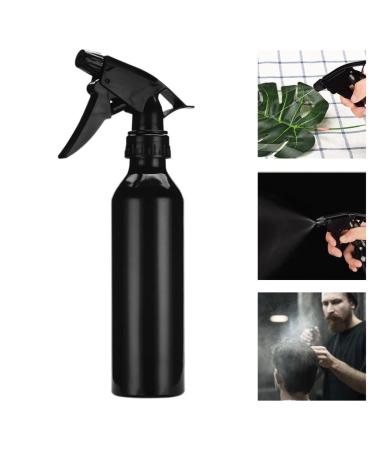Portable Aluminium Alloy Spray Bottle 250ml - Black Hair Water Sprayer for Barbers | International Shipping - Buy Online on SooperMarket.com