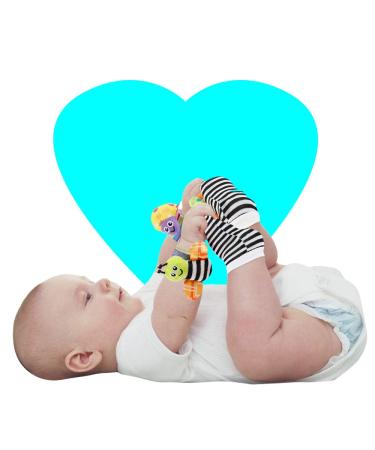 Baby Rattle Socks: Developmental Toys for 3-12 Months Old, Boy/Girl Learning Toy - Buy Online on SooperMarket.com