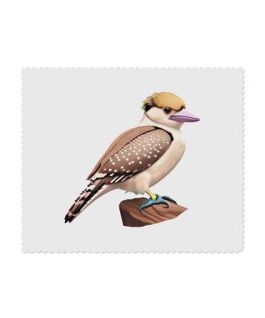 LC00025208 Microfiber cleaning cloths for glasses lenses "Perched Kookaburra" 2 pieces
