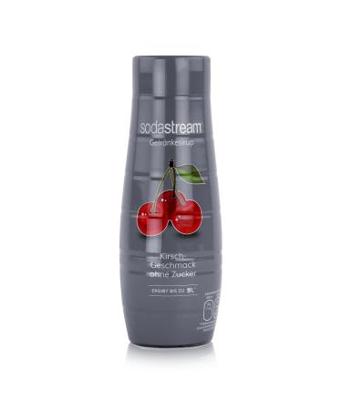 SodaStream cherry syrup without sugar 1 bottle makes 9 liters of ready-to-drink beverage prepared in seconds and always fresh 440 ml