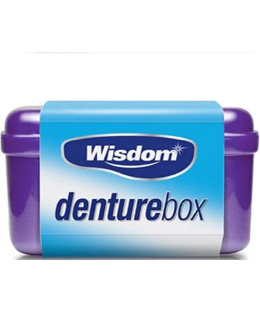 Wisdom Denture Box Storage Container - Assorted Colors | Denture Case for Daily Care - Buy Online on SooperMarket.com