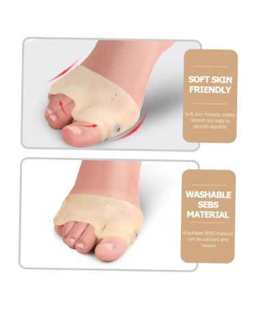 Healeved Magnetic Toe Splitter & Protector for Big Toe - 1 Pair | Orthotic Separator and Stretcher with Magnets | Toe Brace for Feet Alignment - Buy Online on SooperMarket.com