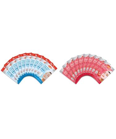 Shaben Totes Sea mask 10 x 15 ml & strawberry mask (10x 12ml) 3-phase effect with strawberry fresh cells and aha fruit acids for all skin types.15 ml (10 pack) bundle with strawberry mask (10x 12ml)