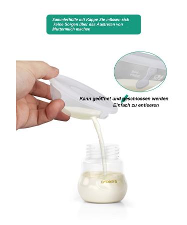 Breast Milk Collection Cups | BPA Free & Reusable | Leak Proof & Ideal for Breastfeeding | 2 Piece Set for Safe Storage - Buy Online on SooperMarket.com