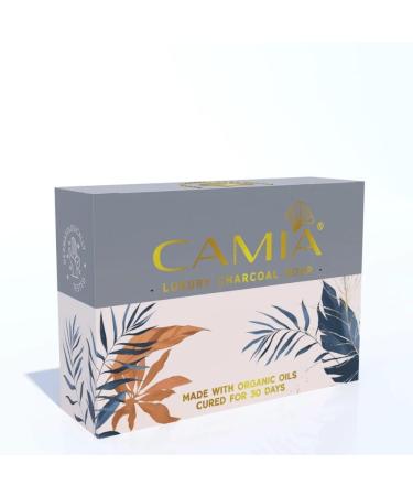 100% Organic Handmade Charcoal Soap - Luxury Natural Bath Soap for Toxin Removal & Skin Improvement | 4.22 Oz | Free from Artificial Colors - Shop Now - Buy Online on SooperMarket.com
