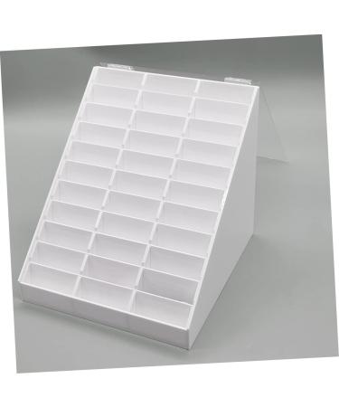 Healeved 1pc Nail Art Display Box Nail Polish Sample Display Nail Sample Display Board Manicure Display Board Nail Polish Display Rack Nail Gel Grid Display Stand White - Buy Online on SooperMarket.com