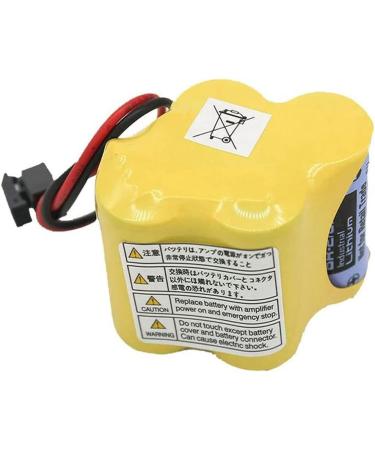 WELLVEUS 10 Pack BR-2/3AGCT4A 6V Battery for Fanuc A98L-0031-0025 | 4400mAh Black Connector - Fast International Shipping - Buy Online on SooperMarket.com
