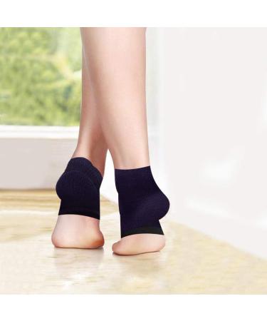 Buy 4 Pairs of Moisturizing Heel Socks - Sourceton Open Toe & Toless Cooling Gel Heel Repair Socks for Women | International Shipping - Buy Online on SooperMarket.com