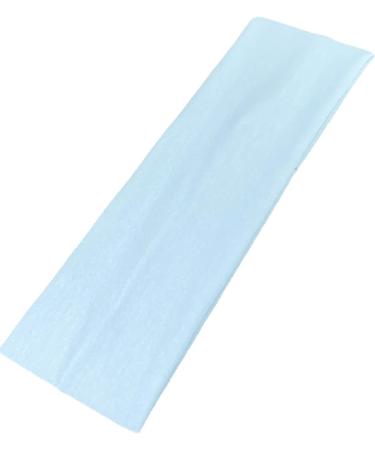 Mytoptrendz 8cm Wide Headband Plain Stretchy Fabric Kylie Hair Bands Girls Women Soft Head Bands for Yoga Gym Sports Beandau Hair Wrap (Light blue) - Buy Online on SooperMarket.com