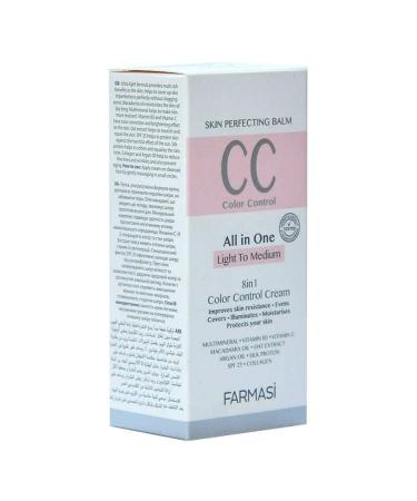 Farmasi CC Cream with Multi-Minerals | Natural Flawless Finish | Medium to Full Coverage | SPF 25 | All-Day Hold | 50 mL (Light to Medium) - Buy Online on SooperMarket.com
