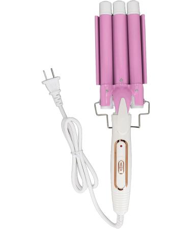3 Barrel Curling Iron Wand - Adjustable Temperature Ceramic Lasting Waves Flexible for All Hairstyles - US Plug - Buy Online on SooperMarket.com