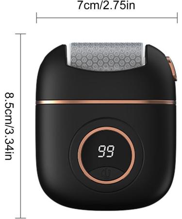 Electric Foot Callus Remover - Safe Waterproof Foot File Callus Remover - Rechargeable Efficient Pedicure Tools for Feet Family Friends Men - Buy Online on SooperMarket.com