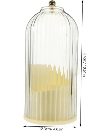 PRETYZOOM Makeup Brush Cosmetic Brush Holders Eyeliners Makeup Holder Brush Case To Rotate Dressing Table - Buy Online on SooperMarket.com