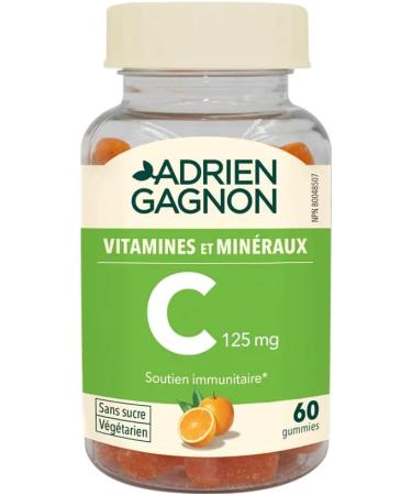 Adrien Gagnon - Sugar Free Vitamin C Gummies 120mg - Orange flavor 60 count - Buy Online on SooperMarket.com