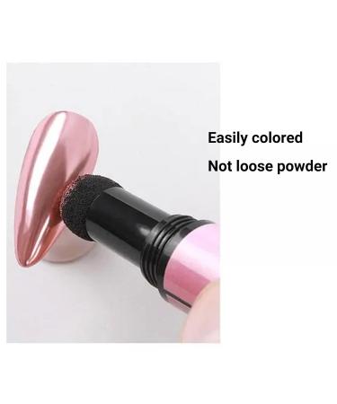 6pcs Double Head Air Cushion Pen & 12 Colors Chrome Nail Powder Kit - Holographic Mirror Effect Nail Polish | Acrylic Nail Powder - Buy Online on SooperMarket.com