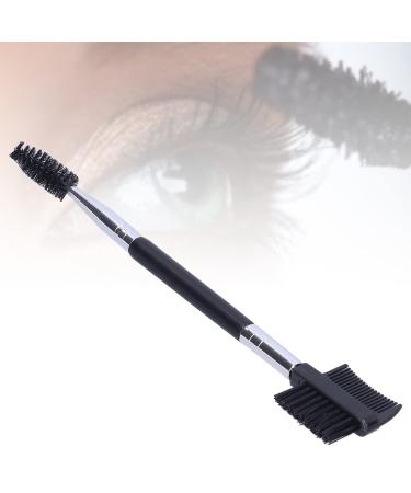Double Head Eyelash Comb Eyebrow Eyelash Brush Shaper Eyebrow Eyelash Makeup Tool Portable Eyelash Separator Eyebrow Brush for Women Girls (Double ended mascara brush)