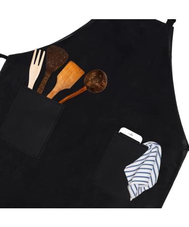 Homsolver Waterproof Rubber Vinyl Apron 2-Pack | Chemical-Resistant Adjustable Butcher Aprons for Dishwashers - International Shipping - Buy Online on SooperMarket.com