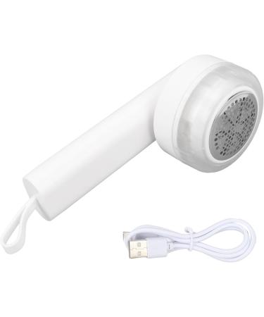 Electric Lint Remover - Portable Fabric Shaver & Defuzzer with 6 Leaf Blades USB Rechargeable 2 Speeds & LED Screen for Clothes & Furniture - Buy Online on SooperMarket.com