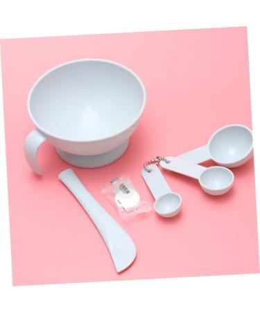 minkissy 1 Set Spatula Bowl Facial Stick Facial Spoon Measuring Spoons DIY Cosmetic Tool Kit DIY Facemask Kit Cosmetology Kit Facial Bowl Mix Brush 12X12cm Blue - Buy Online on SooperMarket.com