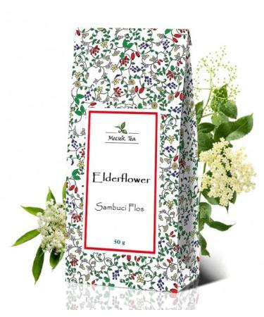 Elderflower Herbal Natural Premium Loose Flowering Leaf Tea 50g Sambuci Flos