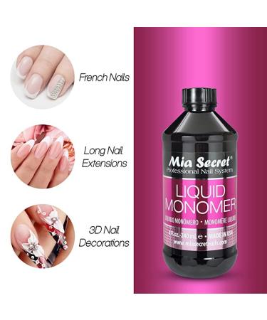 4oz Liquid Monomer: Professional Nail Acrylic Solution - Buy Online on SooperMarket.com