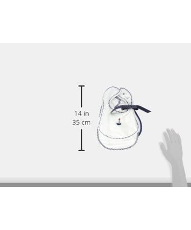 Raindrops Primary Teething Bib Set in White/Navy- BPA-Free Silicone Bibs - Buy Online on SooperMarket.com