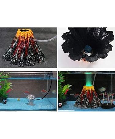 Movoja Extra Large Aquarium Volcano Decoration - Bubbles Air Outlet for Fresh & Salt Water - Stunning Aquaristics Decor - Buy Online on SooperMarket.com