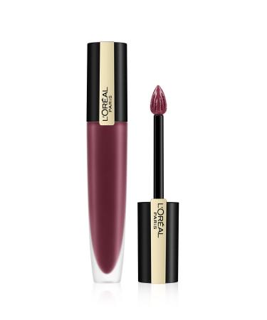 L'Oreal Paris Rouge Signature Matte Liquid Lipstick Up to 24 Hour Colour 103 I Enjoy Purple 7 ml (Pack of 1)