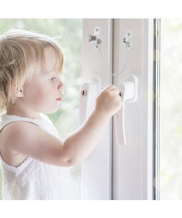Xelparuc Window Restrictor Locks 2Pcs - Professional Child Safety UPVC Locks - Buy Online on SooperMarket.com
