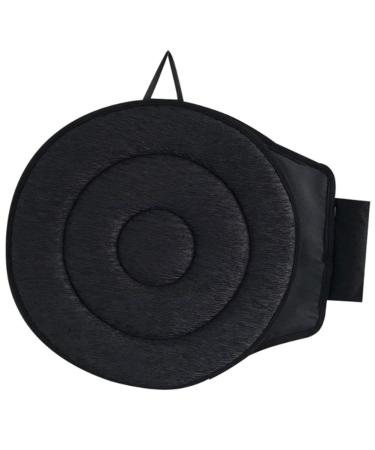 Car Swivel Cushion Removable Rotating Car Seat Cushion 360 Rotation Portable Memory Foam Seat Cushion for Pregnant Woman Elderly Black