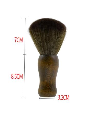 Beavorty 3-Piece Wood Tools Set - Vintage Razor Hair Cleaning & Neck Brush - Salon Quality Hairdressing Brushes - 15.5x3.2cm - Buy Online on SooperMarket.com