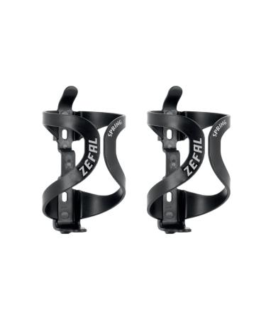 Zefal Pack Spring Noir - Pack de Deux Porte Gourde Pour Votre Cadre - Porte Bidon Velo L ger et Durable Pour V lo de Route Et Vtt - Noir Schwarz