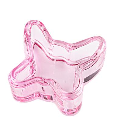 minkissy Nail Dappen Cup Butterfly Shape Dappen Dish Cups Acrylic Nail Dish Bowl Glass Decorative Nail Brush Cup Manicure Nail Dish