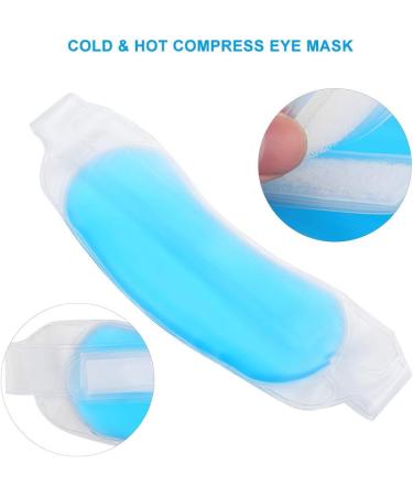 Cooling Eye Mask Gel Eye Mask Cooling Eye Mask Reusable Anti-Fatigue Dark Circles Hot Cold Compress Sleeping Mask Cooling Eye Mask for Relieving Puffy Eyes - Buy Online on SooperMarket.com