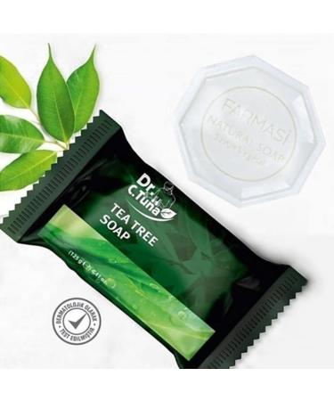 Dr. C. Tuna Tea Tree Soap - Soothes Dry, Irritated Skin - Hydrating Face & Body Soap - Pack of 3 (12.3 oz) - Buy Online on SooperMarket.com