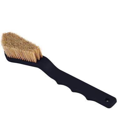 Boar Hair Rock Climbing Brush with Ergonomic Handle | Durable Cleaning Tool for Chalk & Holds Indoor/Outdoor - Black & White - Buy Online on SooperMarket.com