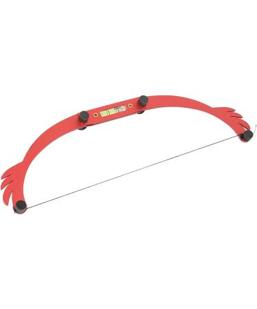Eyebrow Mapping Tool Locking Design High Accuracy Simple Adjustable Eyebrow Marker Ruler for Salon (Red) - Buy Online on SooperMarket.com