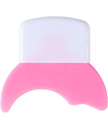 Eyelash Applicator Baffle Eyelash Mascara Smear Shield Double Arc Smoothing Surfaces Perfect Fitting for All Face Shapes (Peach Pink) - Buy Online on SooperMarket.com