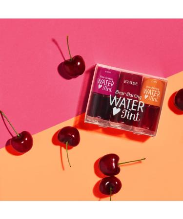 ETUDE Dear Darling Water Tint Cherry Ade (21AD) | Bright Lip Tint with Pomegranate & Grapefruit Extract - Buy Online on SooperMarket.com