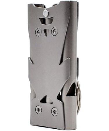 150dB Loud Stainless Steel Emergency Whistle - Makstore Silver Signal Whistle 58x27mm | International Shipping - Buy Online on SooperMarket.com