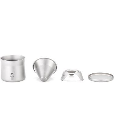 KEITH Titanium Ti3911 Ultralight Coffee Maker with Premium Leather Case - Buy Online on SooperMarket.com
