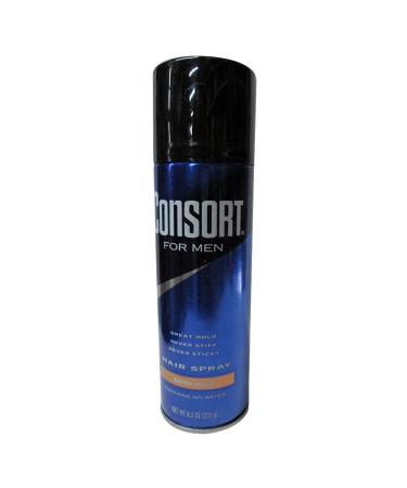 Consort For Men Hair Spray Aerosol Extra Hold 8.30 oz (Pack of 9)