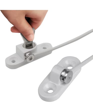 Xelparuc Window Restrictor Locks 2Pcs - Professional Child Safety UPVC Locks - Buy Online on SooperMarket.com