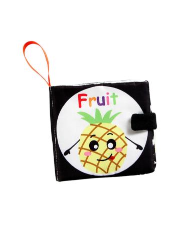 Ibasenice 2st fabric book Pedagogical baby toys black and white baby toys toy for children learning toys play set for children children's toys toddler peach skin children's book