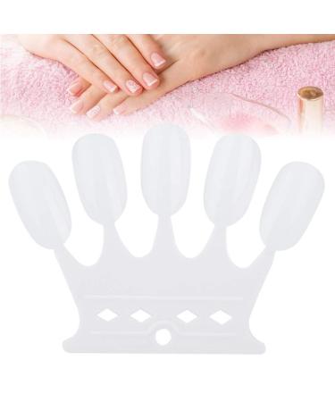 Nail Art Tips - 10pcs White Nail Sticks & Color Display Cards for Manicure & Gel Polish Practice - Buy Online on SooperMarket.com